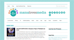 Desktop Screenshot of mamalovesmedia.com