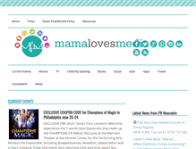 Tablet Screenshot of mamalovesmedia.com